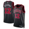 Maillot Basket Homme Chicago Bulls Ayo Dosunmu 12 2022-23 Jordan Statement Edition Noir Swingman